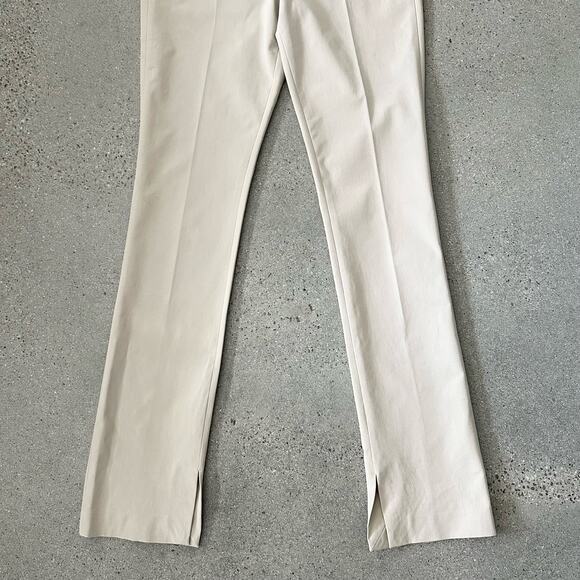 Helmut Lang Rider Legging Pant w/ Slit in Oatmeal - Picture 3 of 11